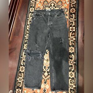 Abercrombie & Fitch High Rise Dad Jeans